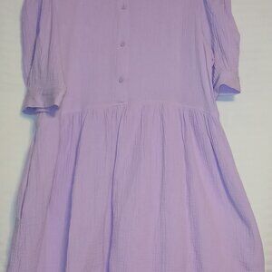 Lavender sundress by &merci sizes L with two side pockets